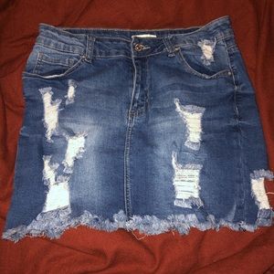 Jean skirt